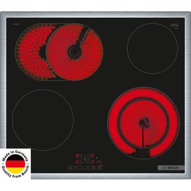 Keraaminen liesitaso Bosch Serie 4 PKN645BB2E, 60cm, musta