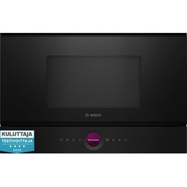 Mikroaaltouuni Bosch Serie 8 BFL7221B1 60cm musta integroitava