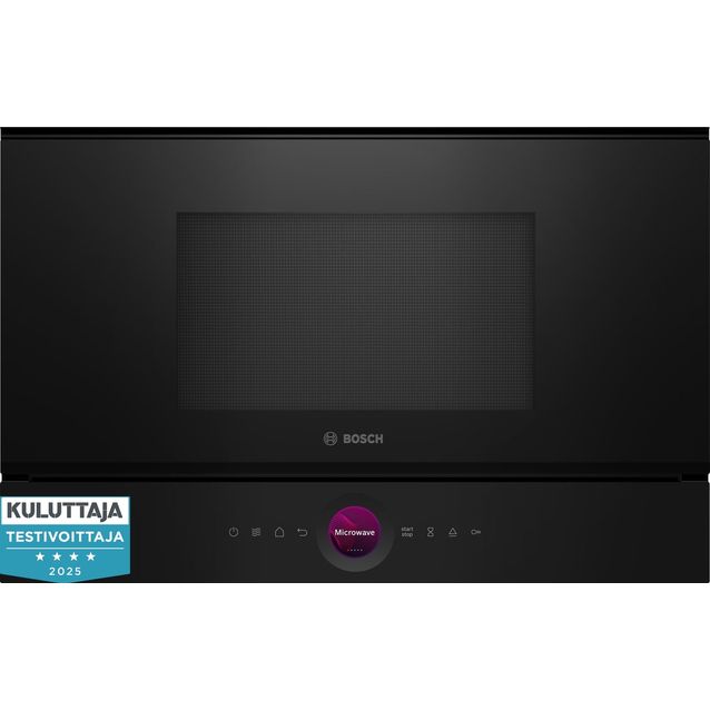 Mikroaaltouuni Bosch Serie 8 BFL7221B1 60cm musta integroitava
