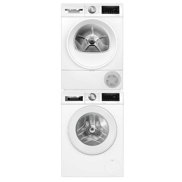 Pesukone ja kuivausrumpu Bosch WGG244ZMSN-WQG2420ASN Serie 6, 10/8kg, valkoinen