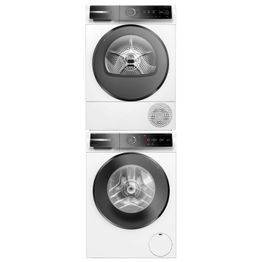 Pesukone ja kuivausrumpu Bosch WGB254A0SN-WQB245ALSN Serie 8, 10/9kg, valkoinen