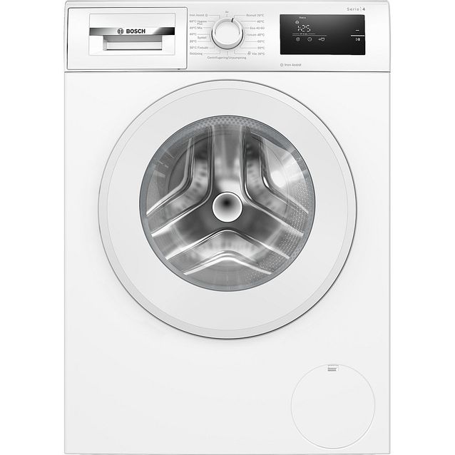 Edestä täytettävä pesukone Bosch WAN2808LSN Serie 4, valkoinen, 8kg