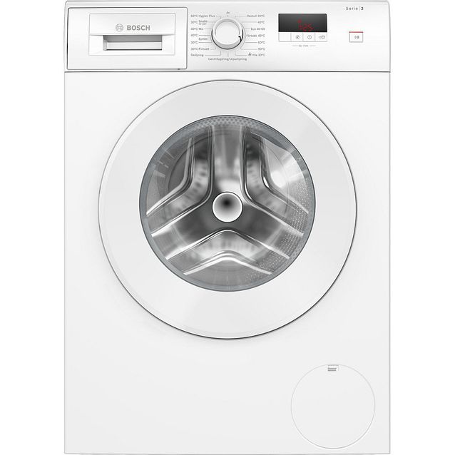Edestä täytettävä pesukone Bosch WGE0340LSN Serie 2, 8kg