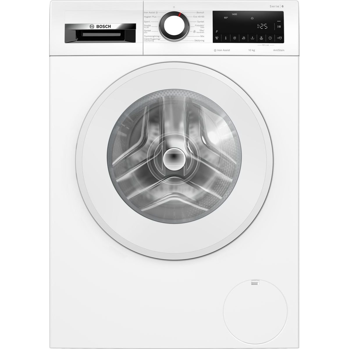 Edestä täytettävä pyykinpesukone Bosch Serie 6 WGG254ZLSN 1400rpm 10kg
