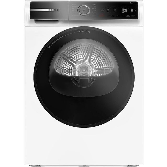 Lämpöpumppukuivausrumpu Bosch WRB247D0SN Serie 8, valkoinen