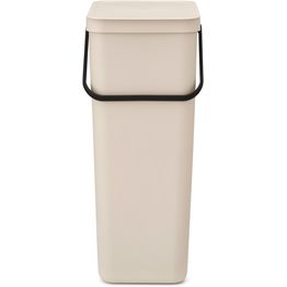 Roska-astia 40 L Brabantia Sort & Go, pehmeä beige