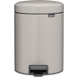 Poljinroska-astia 5 L Brabantia NewIcon, pehmeä harmaa