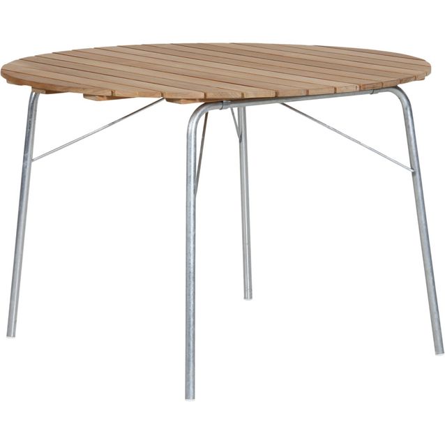 Pyöreä ruokapöytä Brafab 56:an, Ø110cm, ruskea