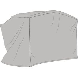 Kalustesuoja pihakeinulle Brafab 2, 205x130x160cm, harmaa