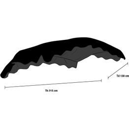 Pihakeinun katos Brafab Prag, musta