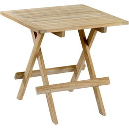 Sivupöytä Brafab Opal, 50x50cm, kokoontaittuva, vaalea tiikki