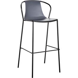 Baarituoli Brafab Kasia, pinottava, harmaa/musta