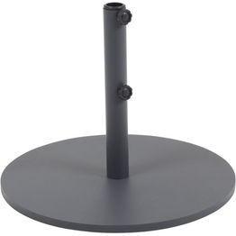 Aurinkovarjon jalusta Brafab Flat, pyöreä, Ø60cm, antrasiitti