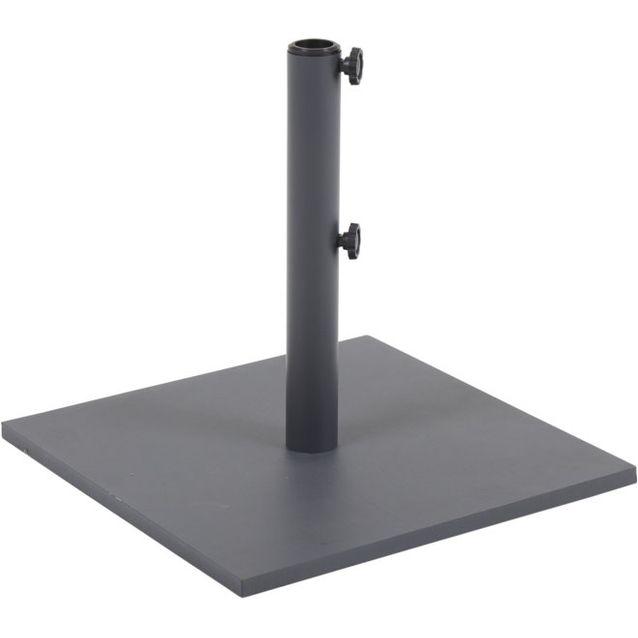 Aurinkovarjon jalusta Brafab Flat, 50x50cm, antrasiitti