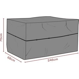 Kalustesuoja kesäkeittiölle Brafab, hengittävä, musta, eri kokoja