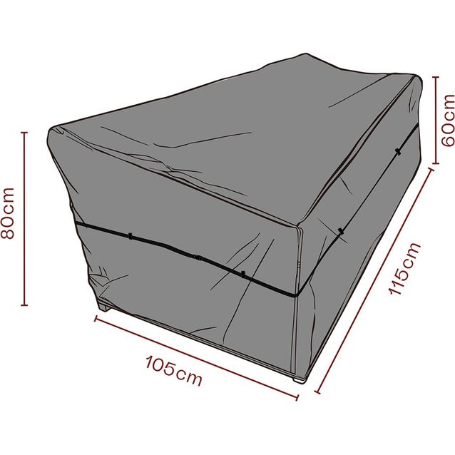 Kalustesuoja nojatuolille Brafab, hengittävä, musta, eri kokoja