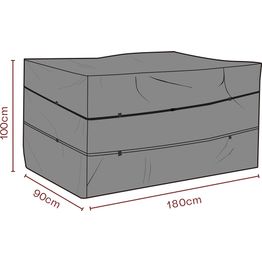 Suojalaatikko ulkokalusteiden pehmusteille Brafab, hengittävä, eri kokoja