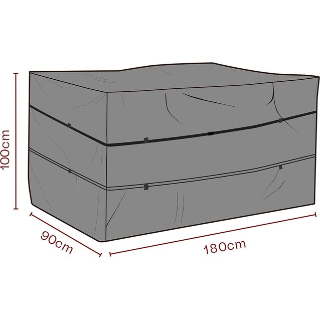 Suojalaatikko ulkokalusteiden pehmusteille Brafab, hengittävä, eri kokoja