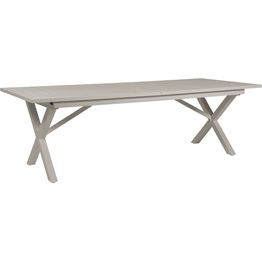 Jatkettava ruokapöytä terassille Brafab Hillmond, 240/310x100cm, khaki