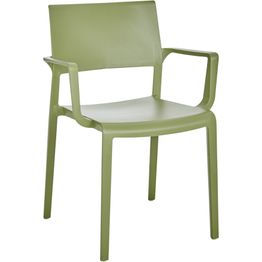 Ruokapöydän tuoli Brafab Lilibet, pinottava, käsinojilla