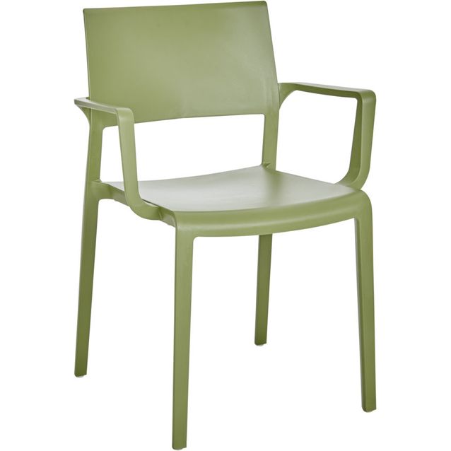 Ruokapöydän tuoli Brafab Lilibet, pinottava, käsinojilla