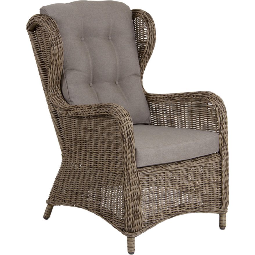 Nojatuoli Brafab Rosita, ruskea/beige
