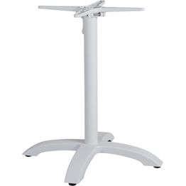 Parvekepöydän runko Brafab Avila, 65x65x72cm, valkoinen