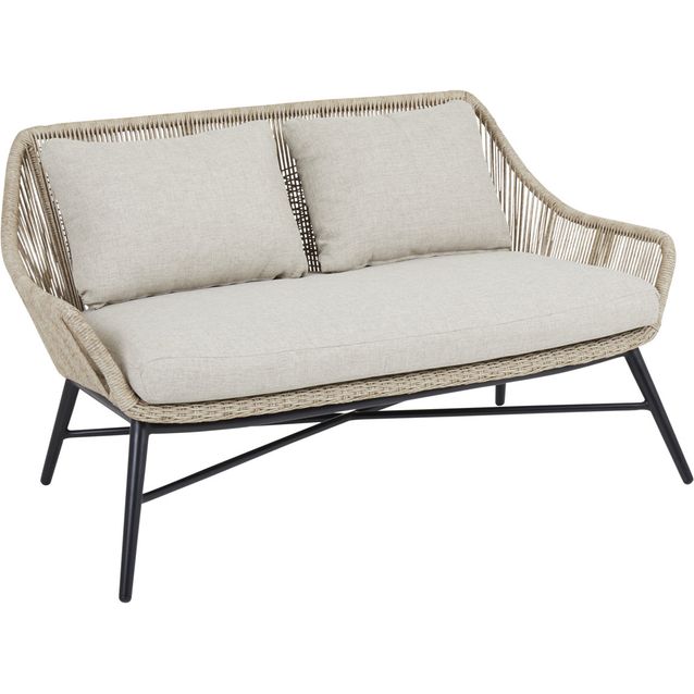 Ulkosohva Brafab Pembroke, 2-istuttava, beige