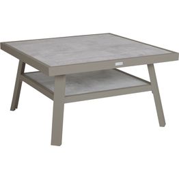 Sohvapöytä Brafab Samvaro Low, 90x90cm, hiekka/khaki