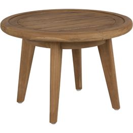 Sivupöytä terassille Brafab Lilja, Ø50cm, tiikki