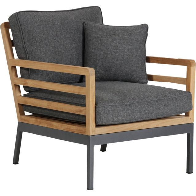 Lepotuoli Brafab Zalongo, harmaa/ruskea