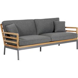 Ulkosohva Brafab Zalongo, 3-istuttava, harmaa/ruskea