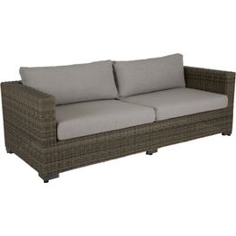 Ulkosohva Brafab Ninja, 3-istuttava, ruskea/beige