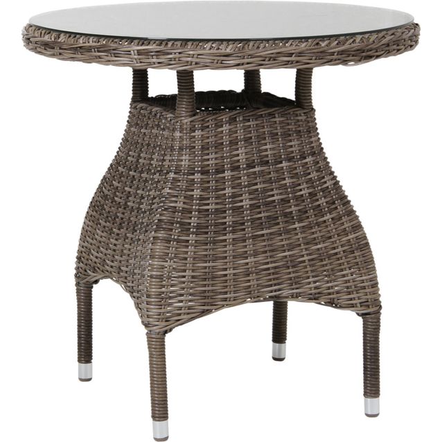 Parvekepöytä Brafab Ninja, Ø70cm, ruskea