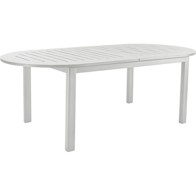 Jatkettava ruokapöytä ulos Brafab Lomma Elipse, 228/280x110cm