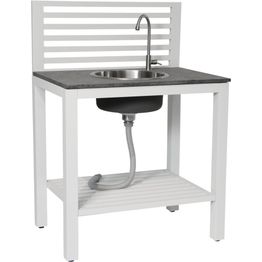 Kesäkeittiön allasmoduuli Brafab Bellac, 90x60cm, sis. hanan