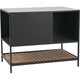 Kesäkeittiön työtasomoduuli Brafab Prep, 110x70cm, musta