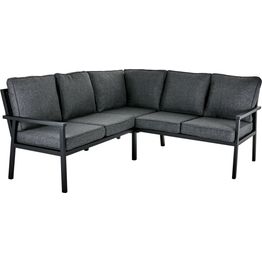 Kulmasohva terassille Brafab Rana, 5-istuttava, harmaa/musta