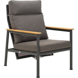 Nojatuoli Brafab Gordon, säädettävä selkänoja, harmaa