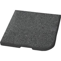 Aurinkovarjon jalustapaino Brafab Abetone, 48x48cm, harmaa