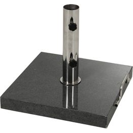 Aurinkovarjon jalusta Brafab Mito, 40kg, kiiltävä harmaa