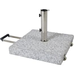 Aurinkovarjon jalusta Brafab Mito, 50kg, harmaa