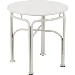 Sivupöytä Brafab Arts, Ø46cm, valkoinen