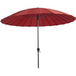 Aurinkovarjo Brafab Shanghai, Ø270cm, punainen