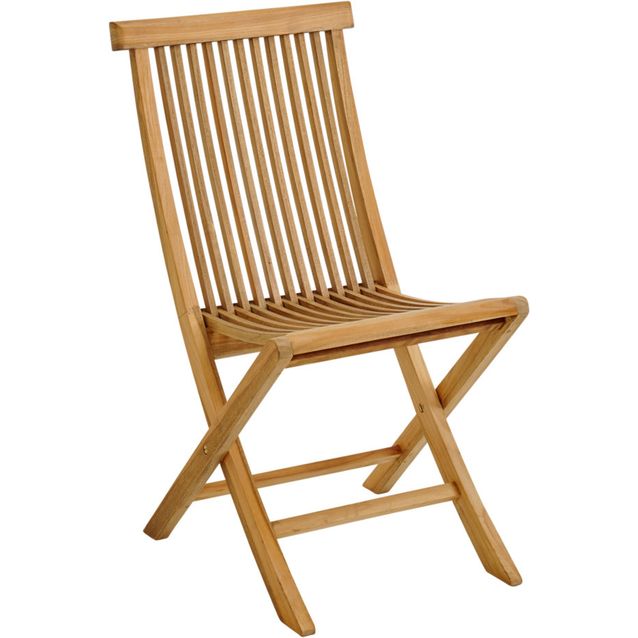 Ruokapöydän tuoli Brafab Turin, kokoontaittuva, tiikki