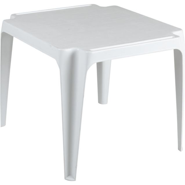 Lasten puutarhapöytä Brafab Olle, 51x55cm, valkoinen