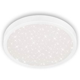 Plafondi Briloner Luna LED Ø38cm 24W 3000lm tähtikuvio valkoinen