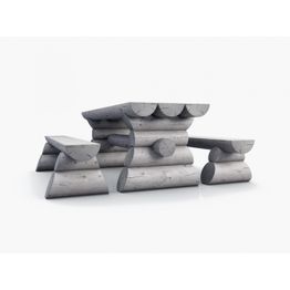 Hirsikaluste Broowood Ohto