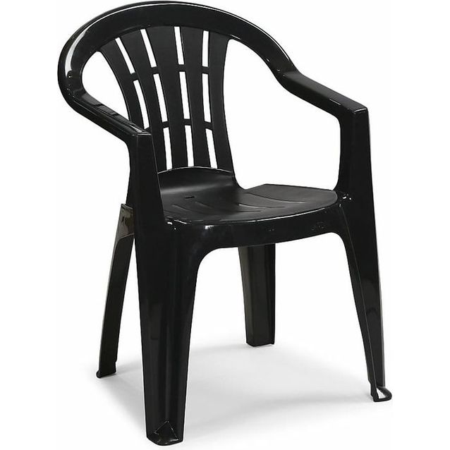 Muovituoli Cuba musta