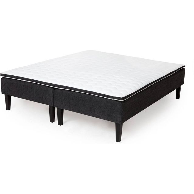 Runkopatjasänky Madeleine 180x200 cm sis. sijauspatjan musta
